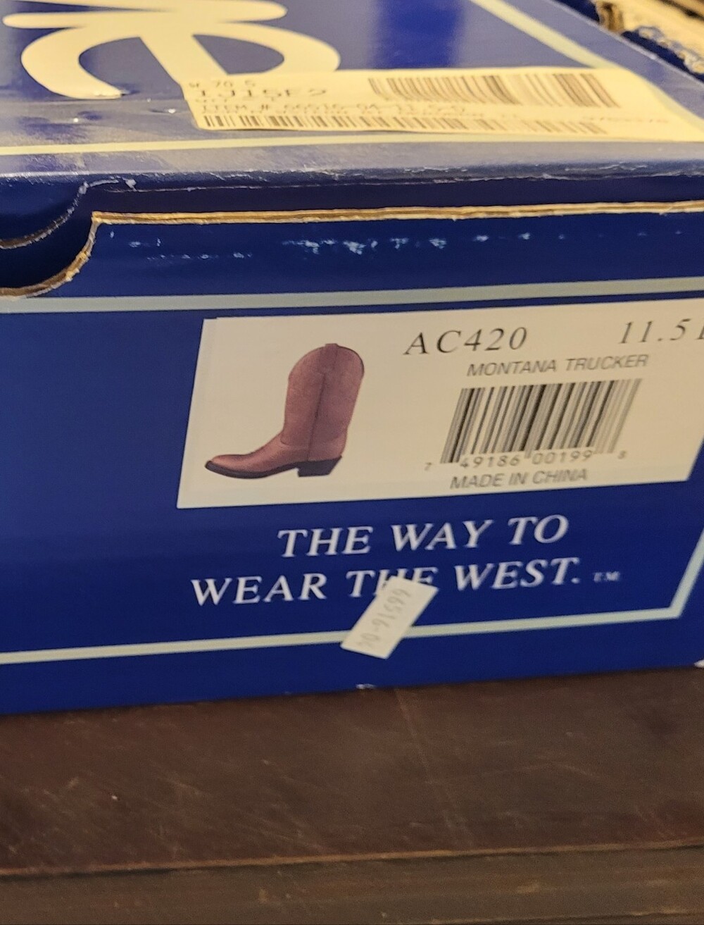 Montana Trucker AC420 Western Boot - k